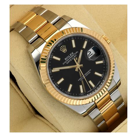 rolex datejust goud zilver|rolex datejust 41mm white gold.